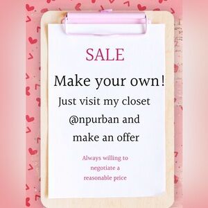 Customizable Offer Sign